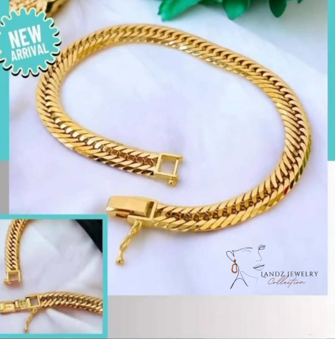 K18🇯🇵gold Mens Bracelet