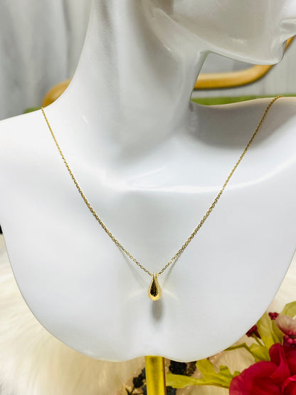 Teardrop Necklace (attached)