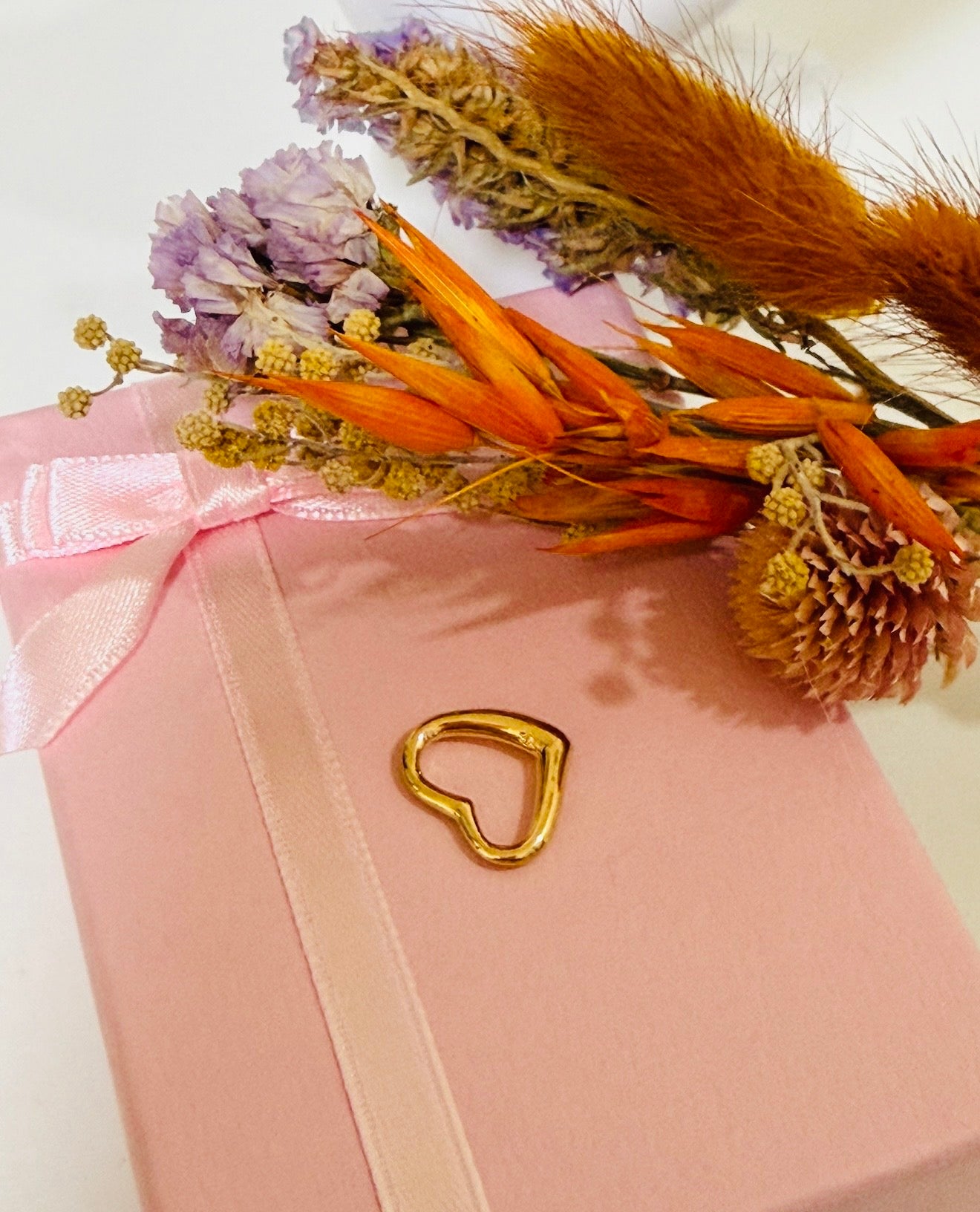 K18 Open Heart Pendant