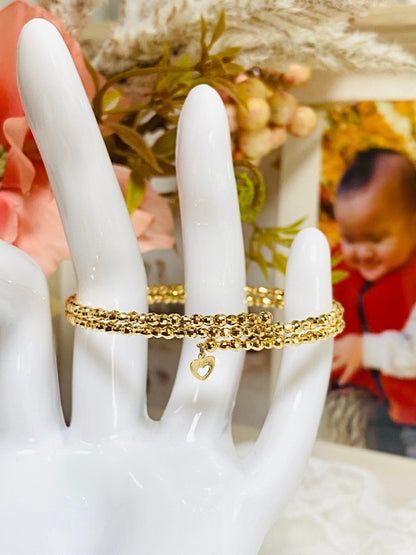 K18 Spiral Bracelet