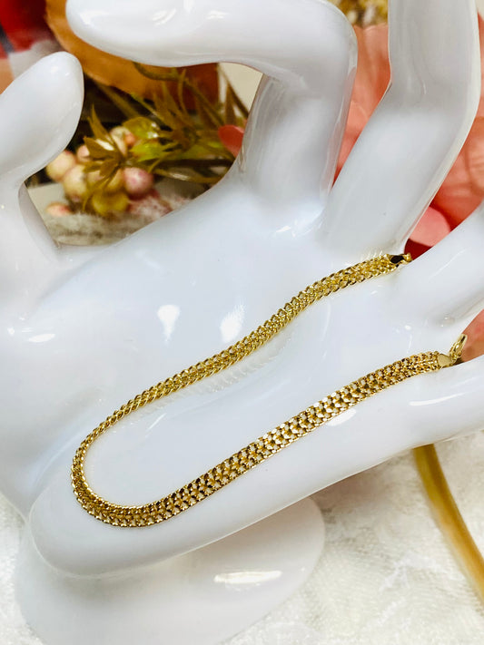 K18 Heartbiz Slim Type Bracelet