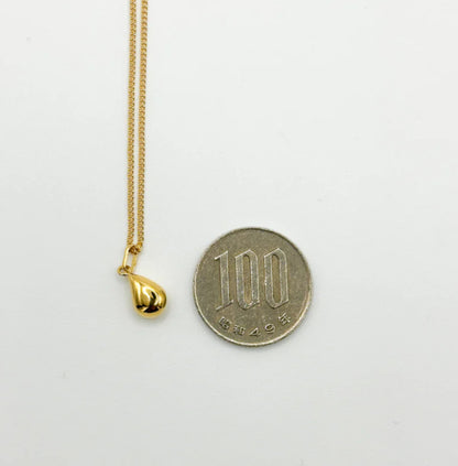 Teardrop Necklace 2DC K18