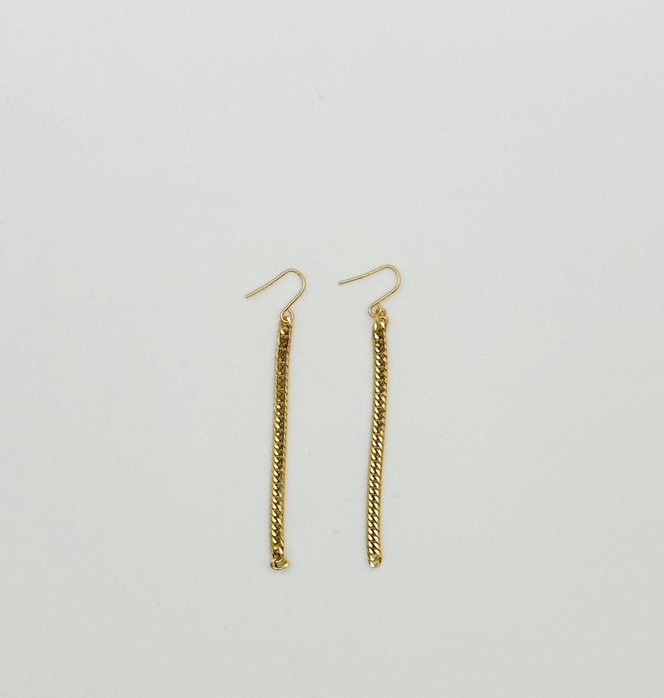 Fish Hook Type Khei Earrings K18