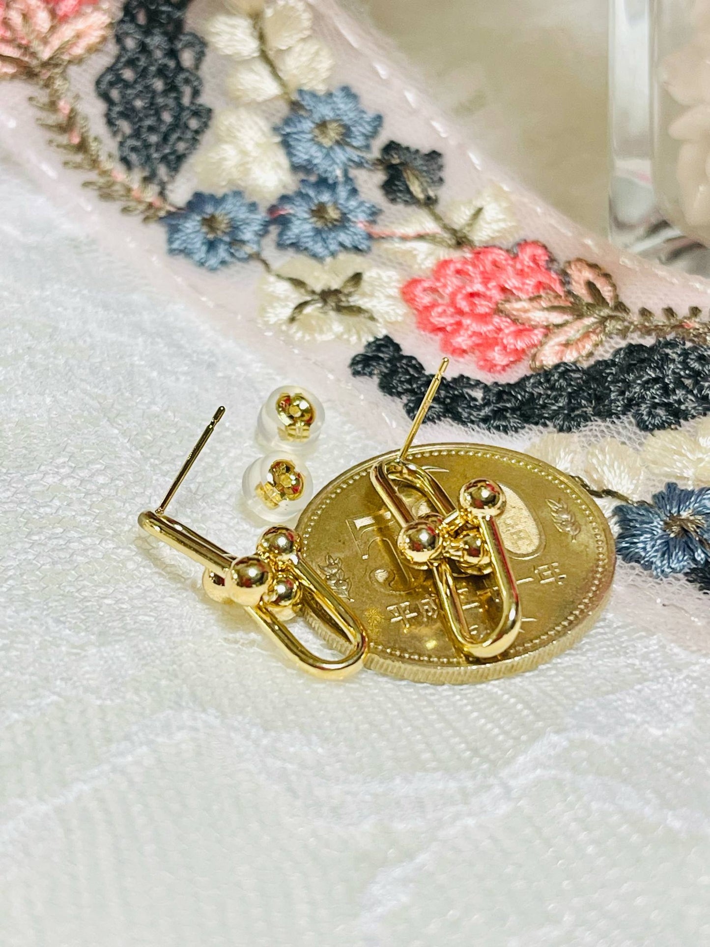 U-Shape Earrings K18 🇯🇵 Gold