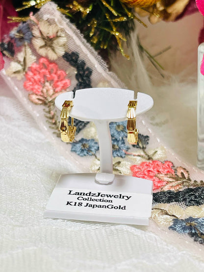 Serpentine Earrings K18 🇯🇵 Gold